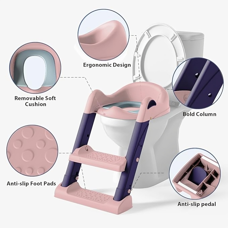 Potty Training Step Ladder Toilet Seat