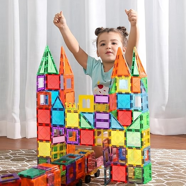 Magnetic Building Tile Sets