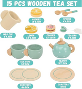 Wooden Tea Set