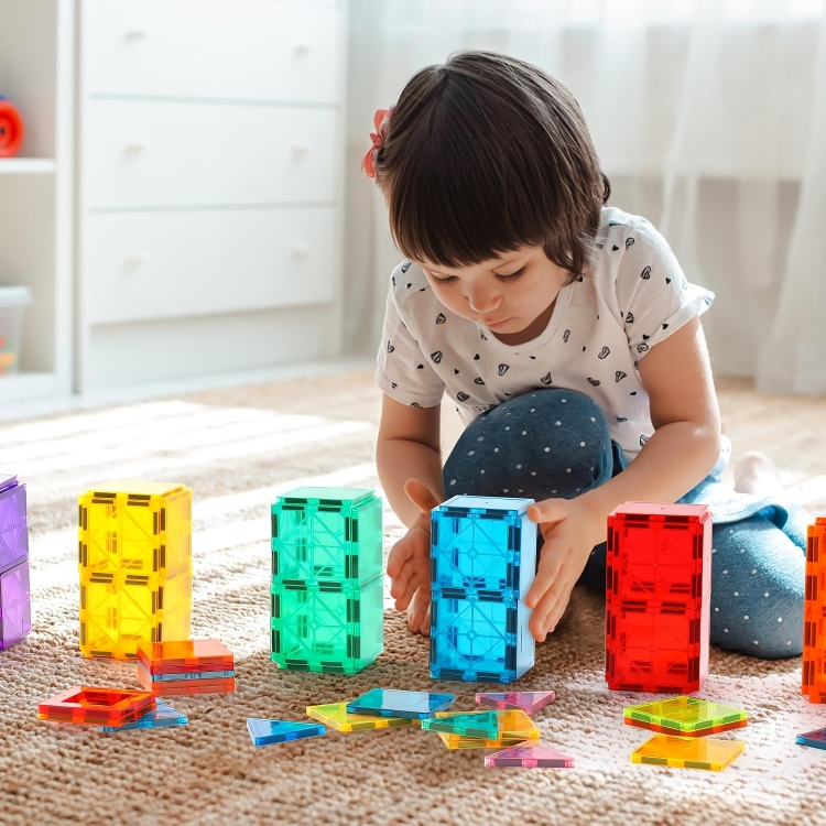 Magnetic Building Tile Sets