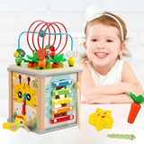 Wooden Activity Cube