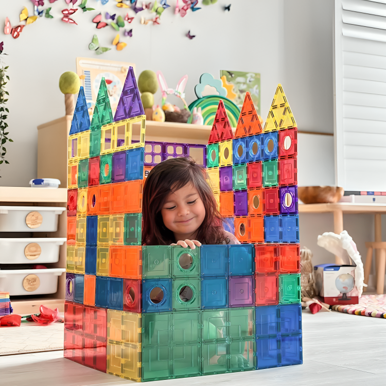 Magnetic Building Tile Sets