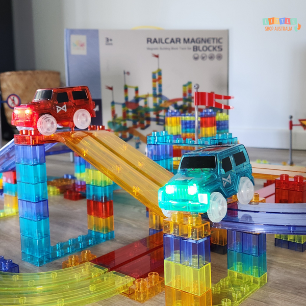 Railcar Magnetic Block Set