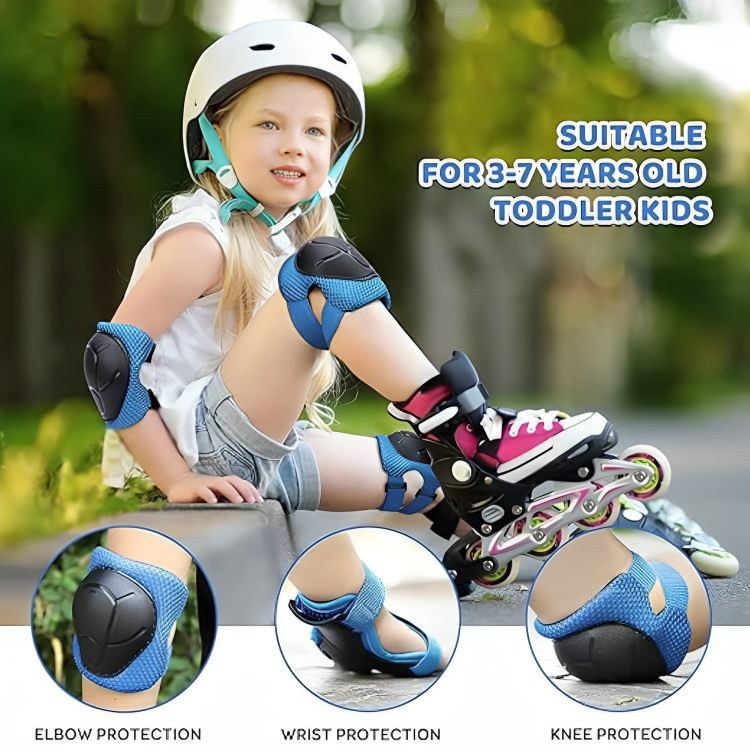 Protective Pads Knee Elbow & Wrist Set